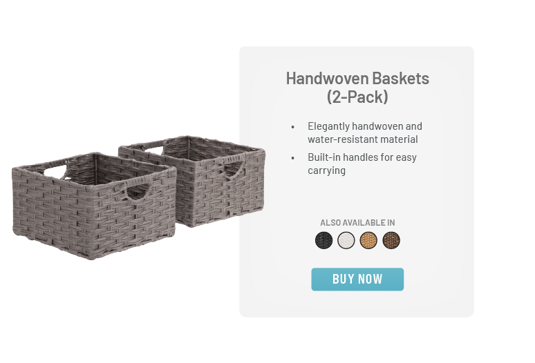 Handwoven Basket (2-Pack)
