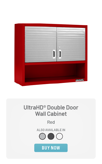 UltraHD® Double Door Wall Cabinet, Red