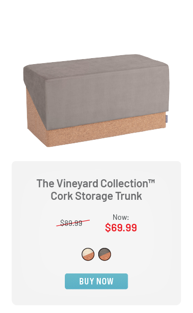 The Vineyard Collection™ Cork Storage Trunk