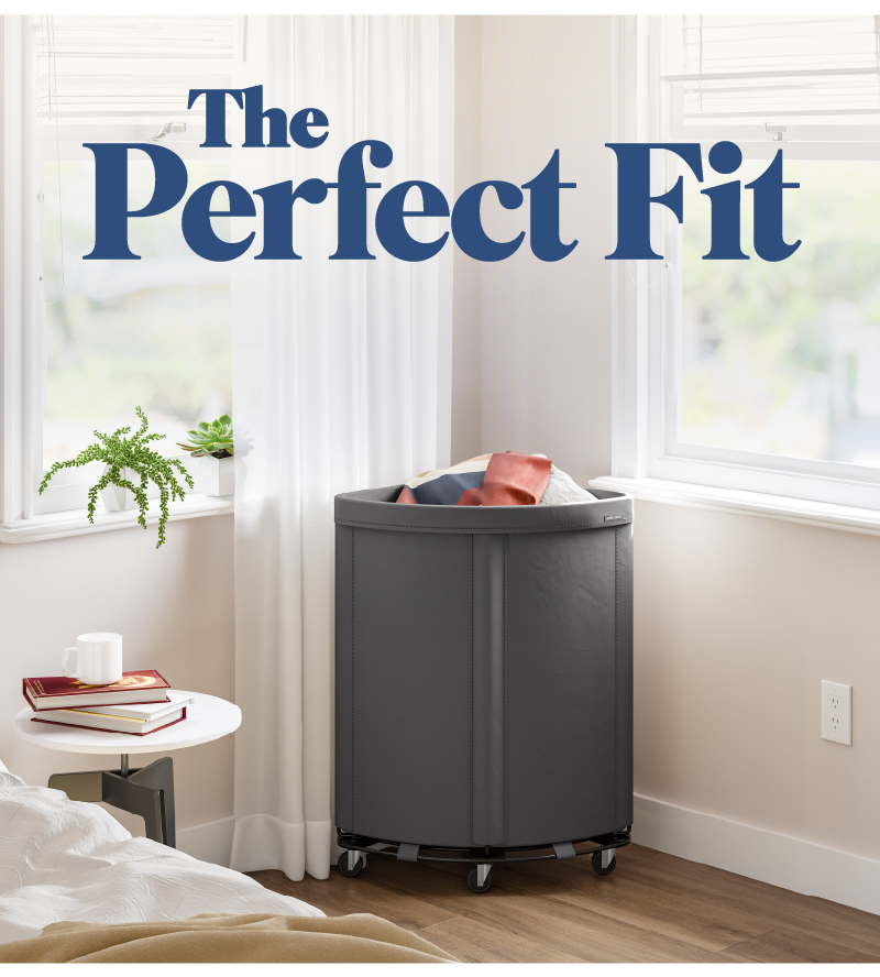 The Perfect Fit: Heavy-Duty Rolling Corner Hamper