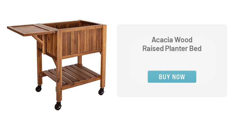 Acacia Wood Raised Planter Bed