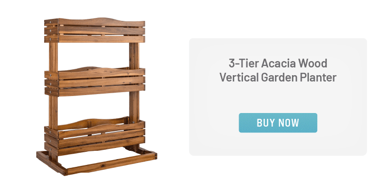 3-Tier Acacia Wood Vertical Garden Planter