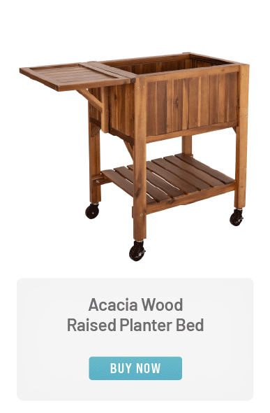 Acacia Wood Raised Planter Bed
