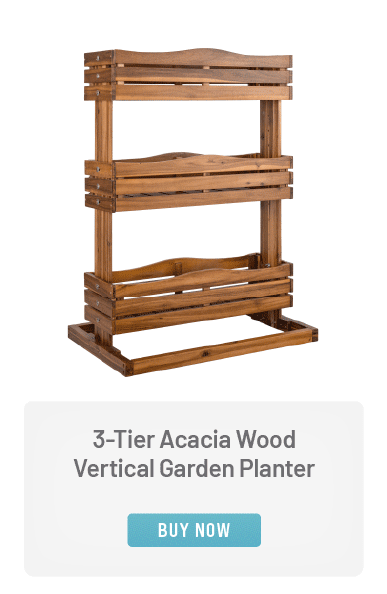 3-Tier Acacia Wood Vertical Garden Planter