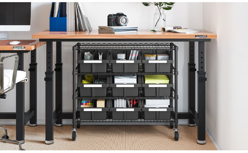 4-Tier NSF Certified 9-Bin Rack