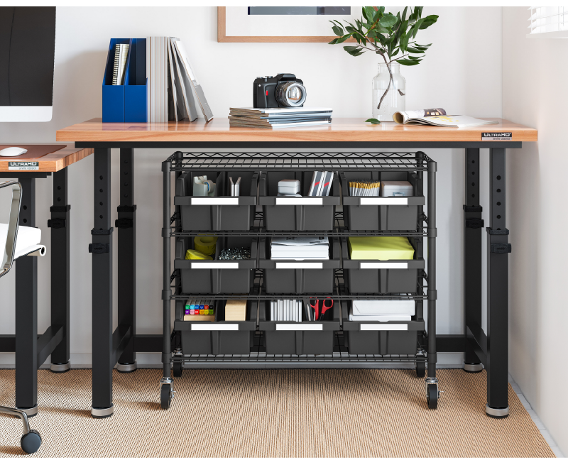 4-Tier NSF Certified 9-Bin Rack