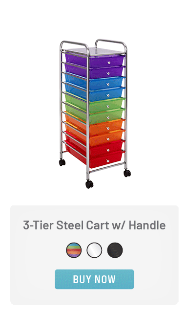10-Drawer Organizer Cart