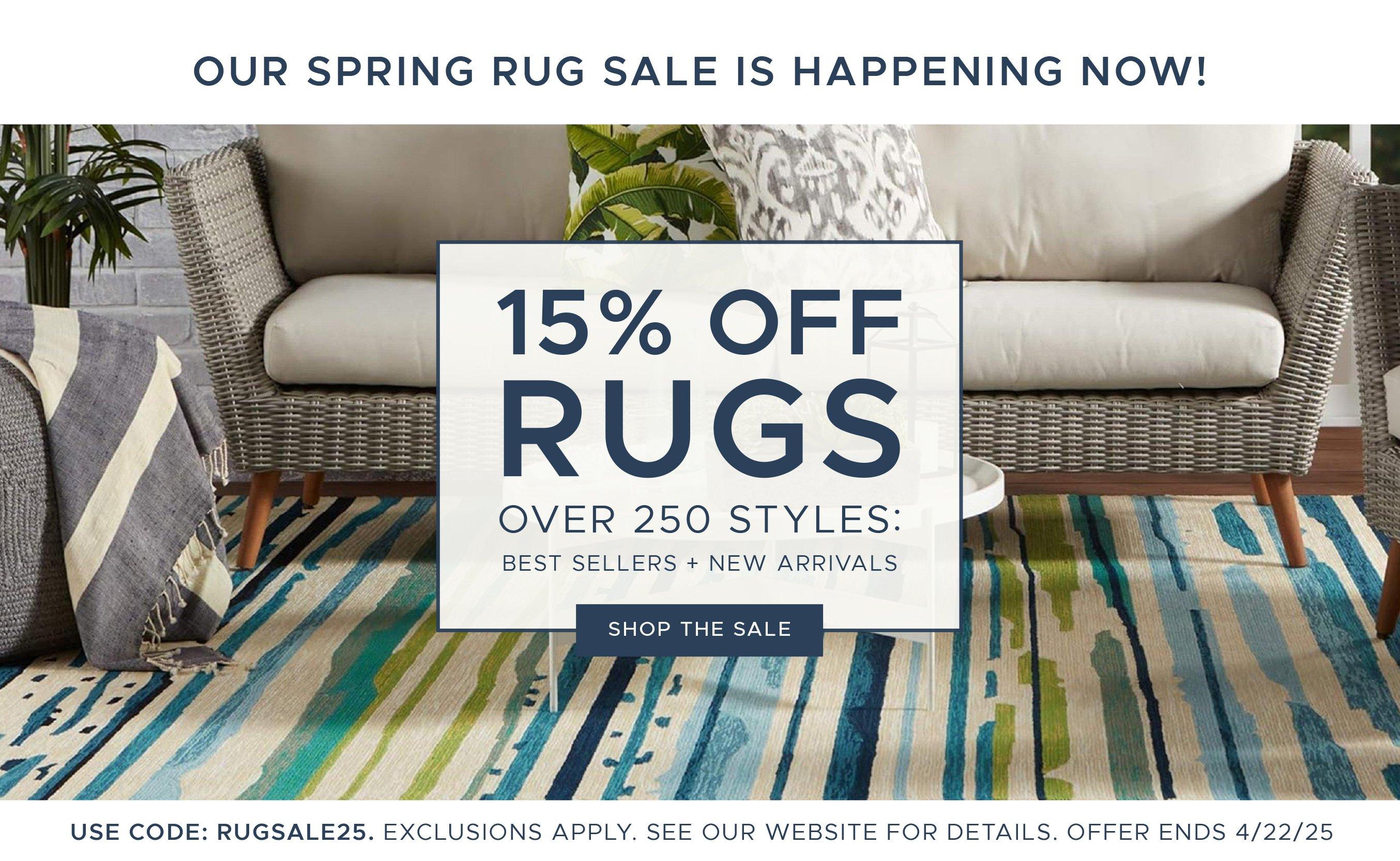 Shades of Light Spring Rug Sale is Happening Now