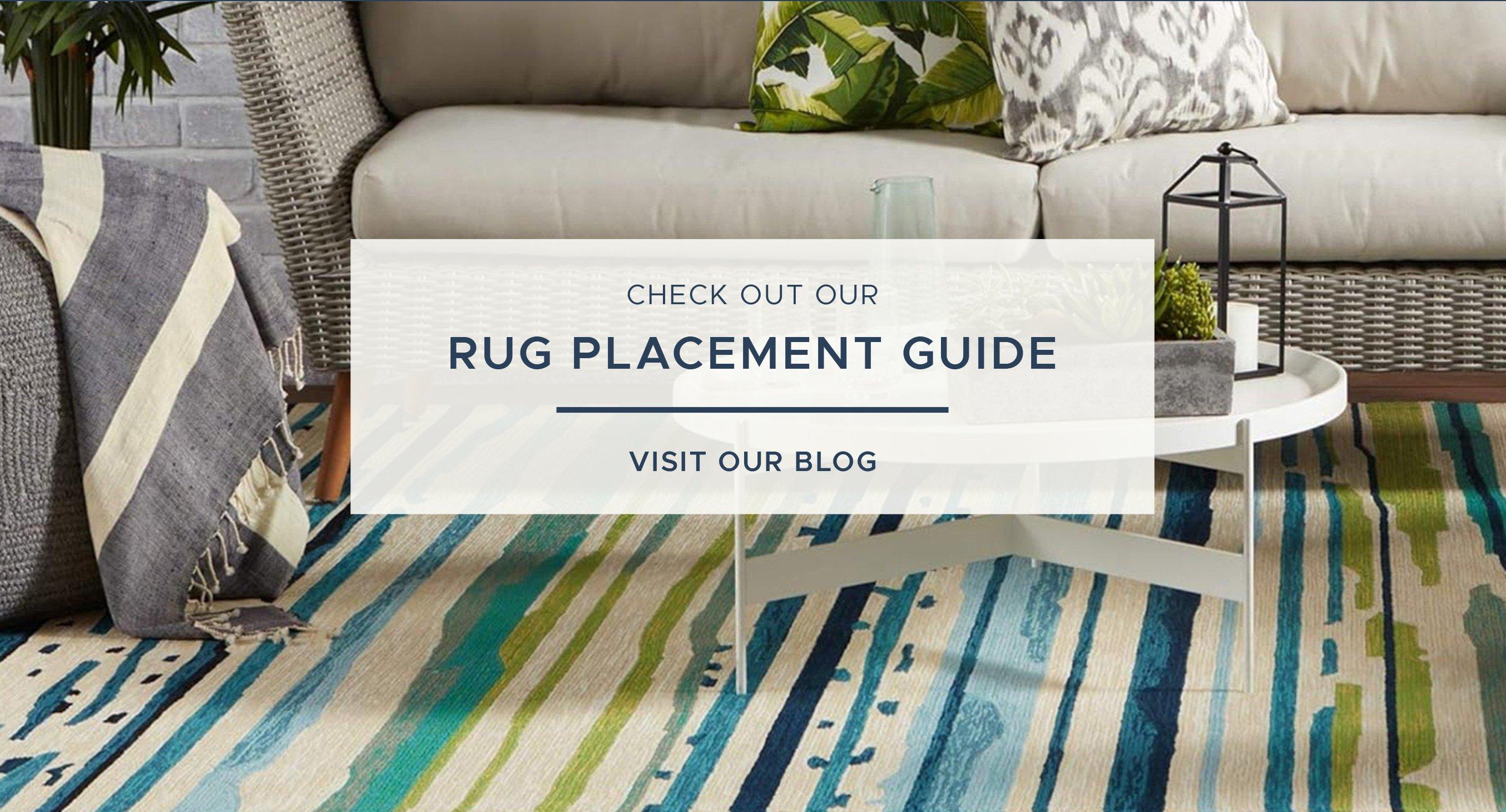 Check out our Rug Placement Guide