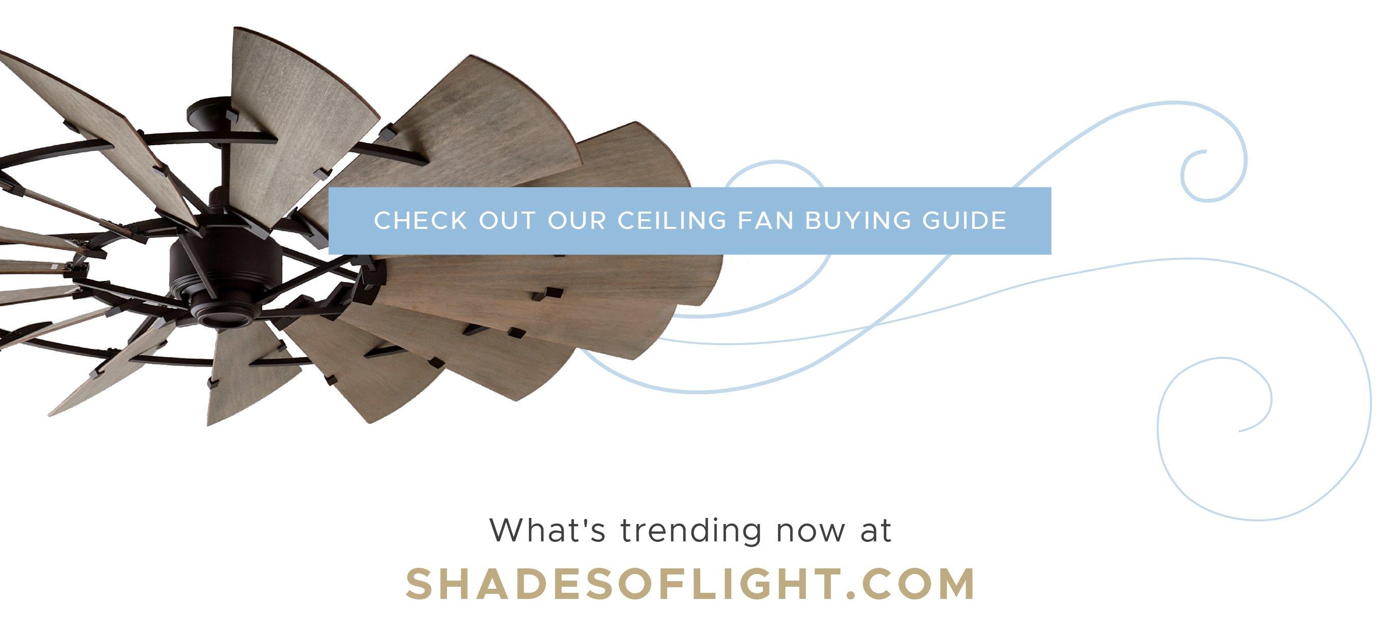 Check Out Our Ceiling Fan Buying Guide