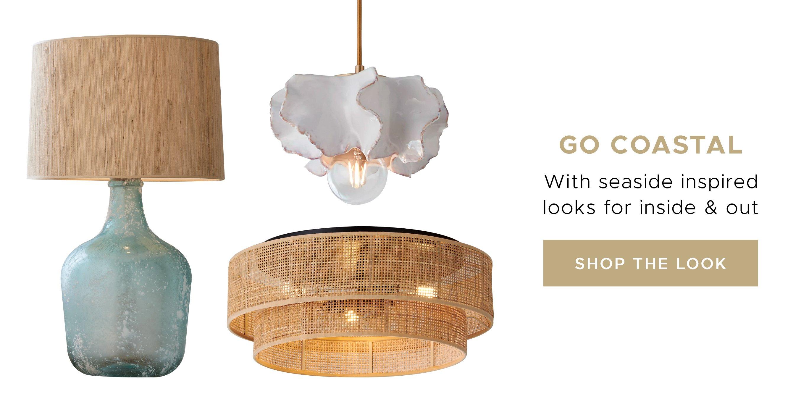 With seaside inspired looks for inside & out. Shop Coastal Lighting and Decor