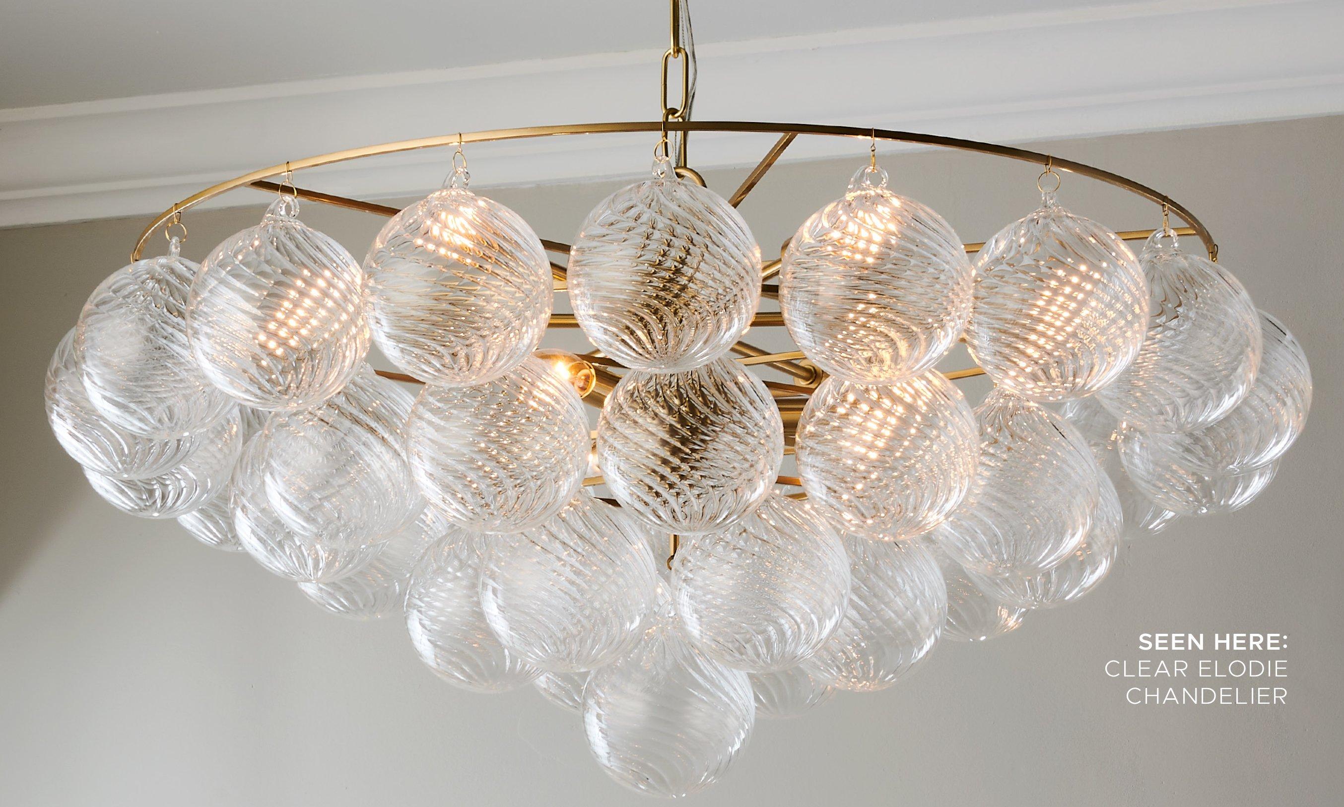 Shop the CLear Elodie Chandelier