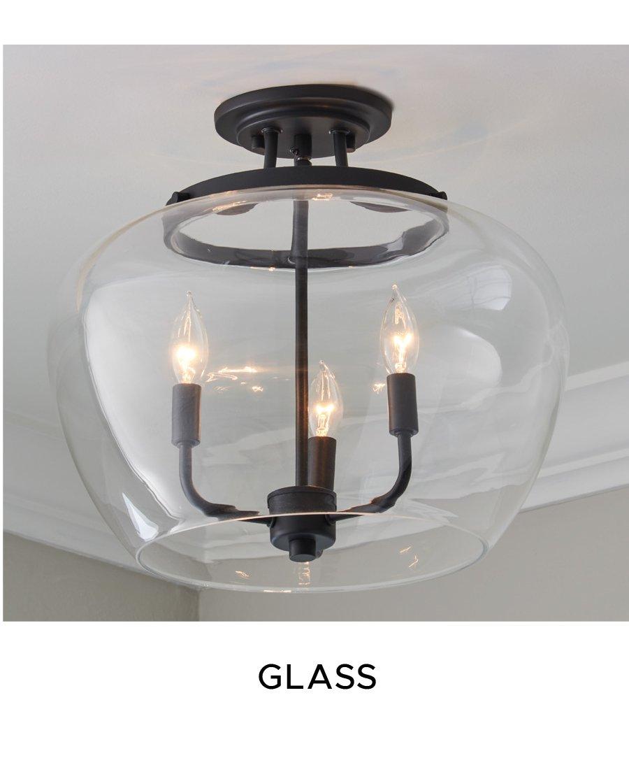 Glass Ceiling Lights