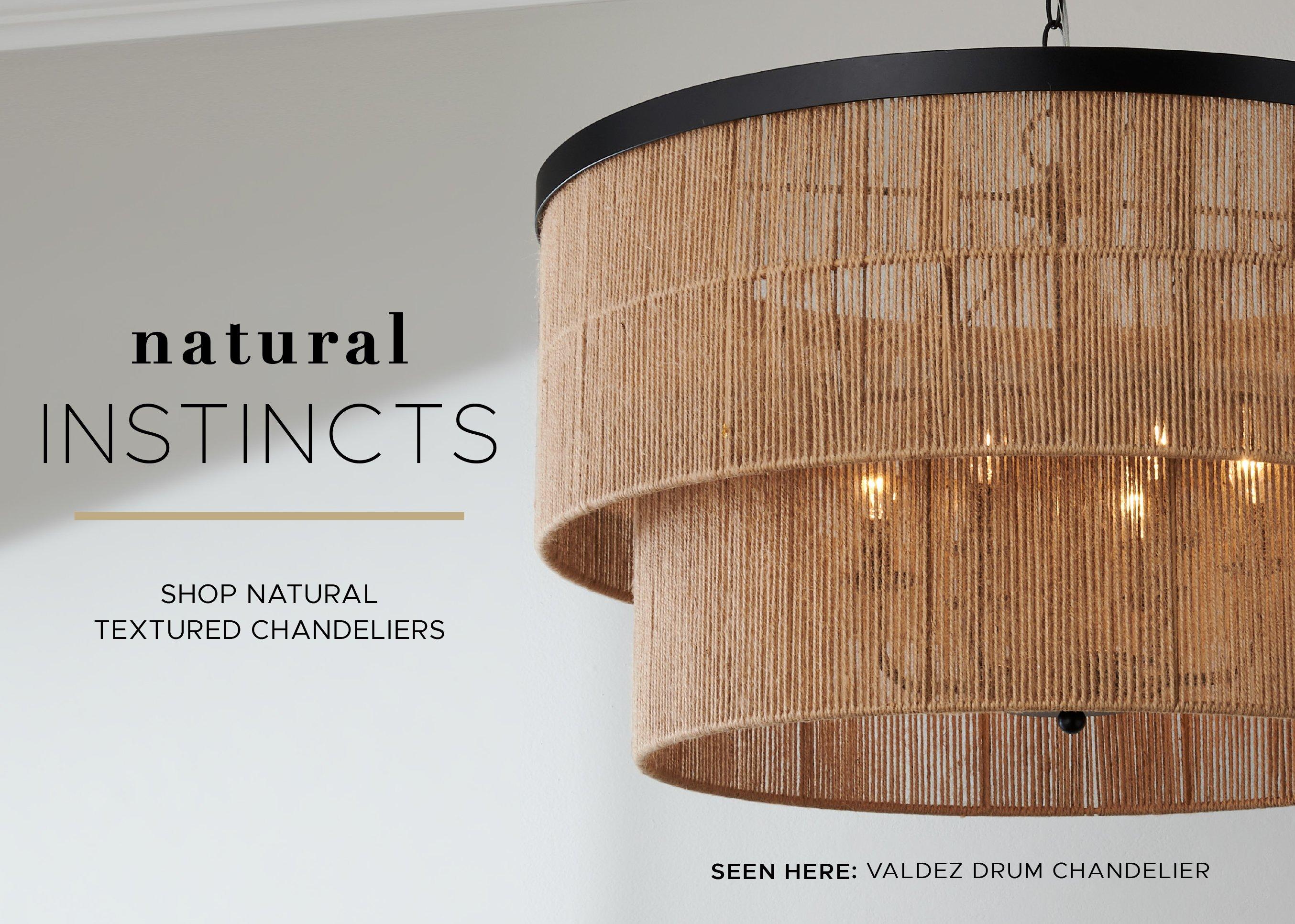 Rattan and Natural FIber Chandeliers
