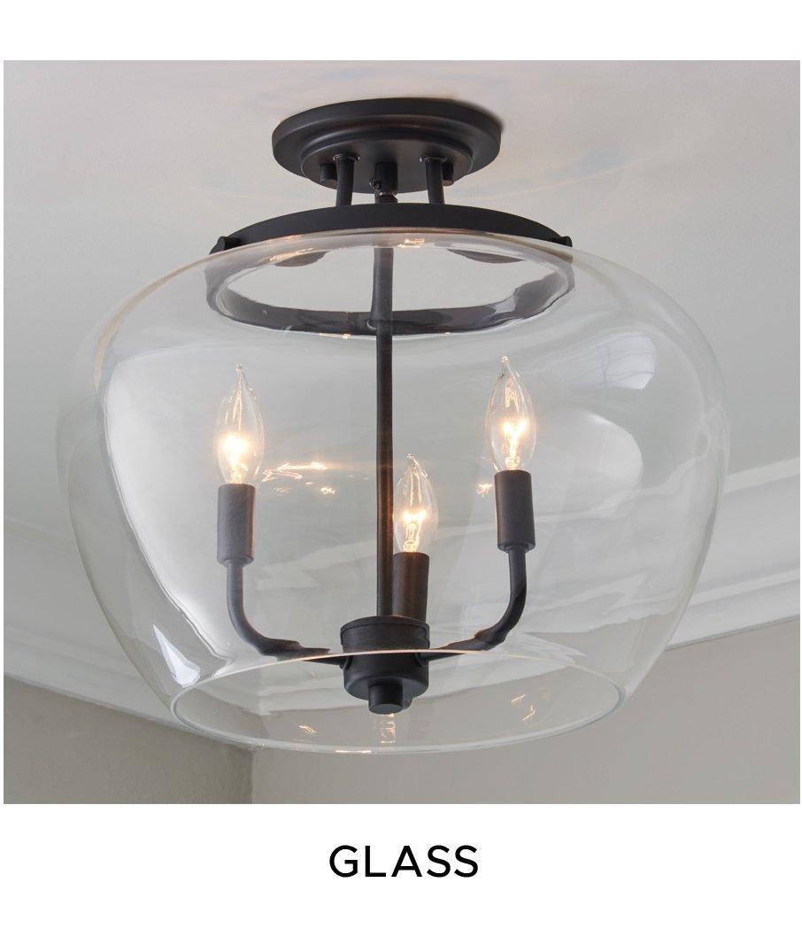 Glass Ceiling Lights