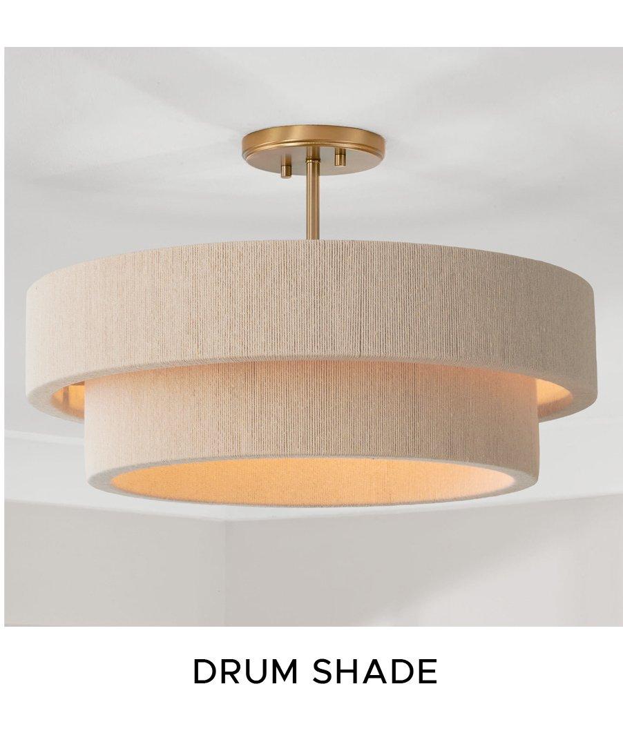 Drum Shade Ceiling Lights