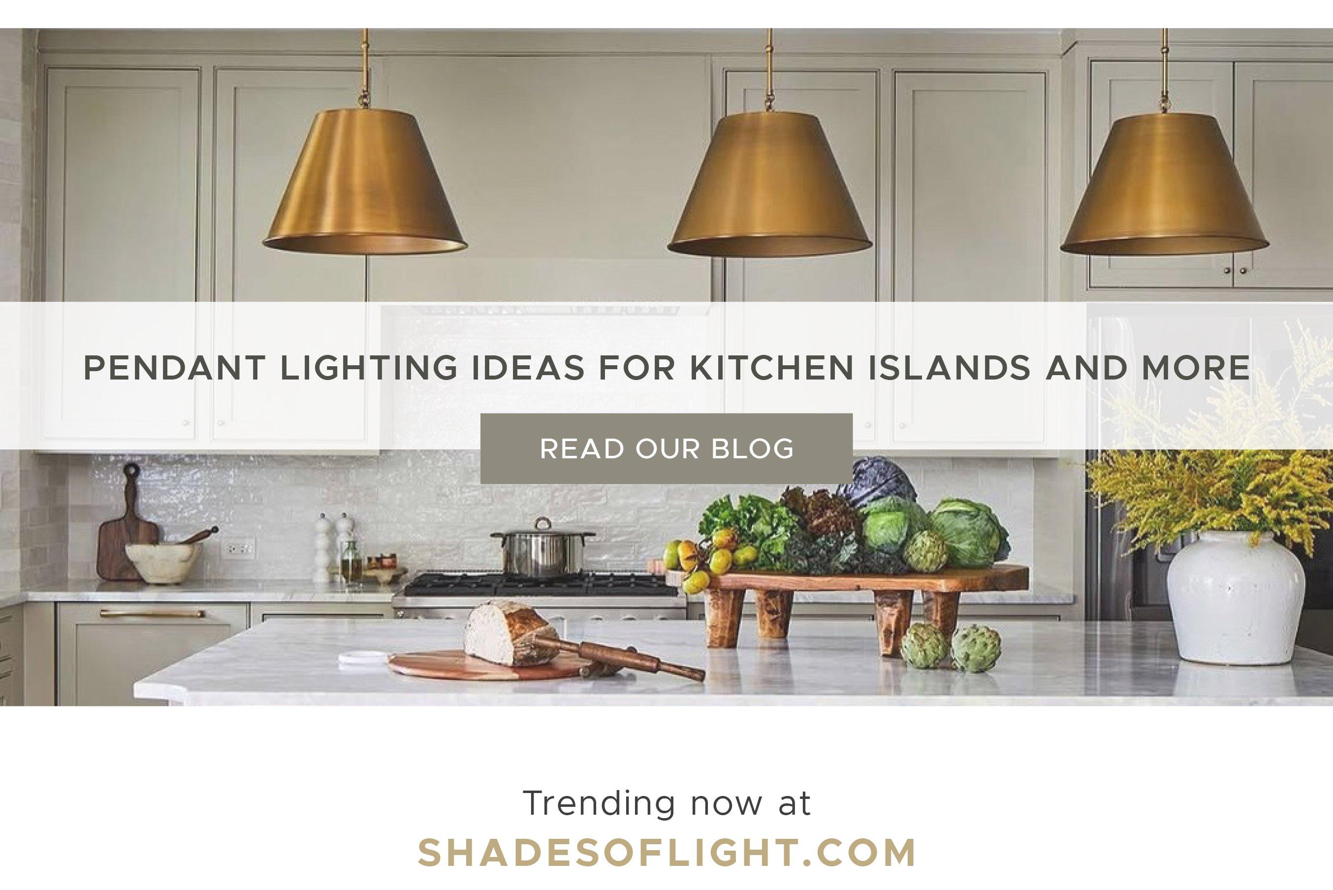 Pendant Lighting Ideas for Kitchen Islands and more