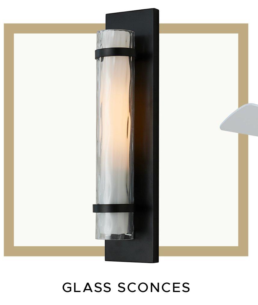 Glass Sconces