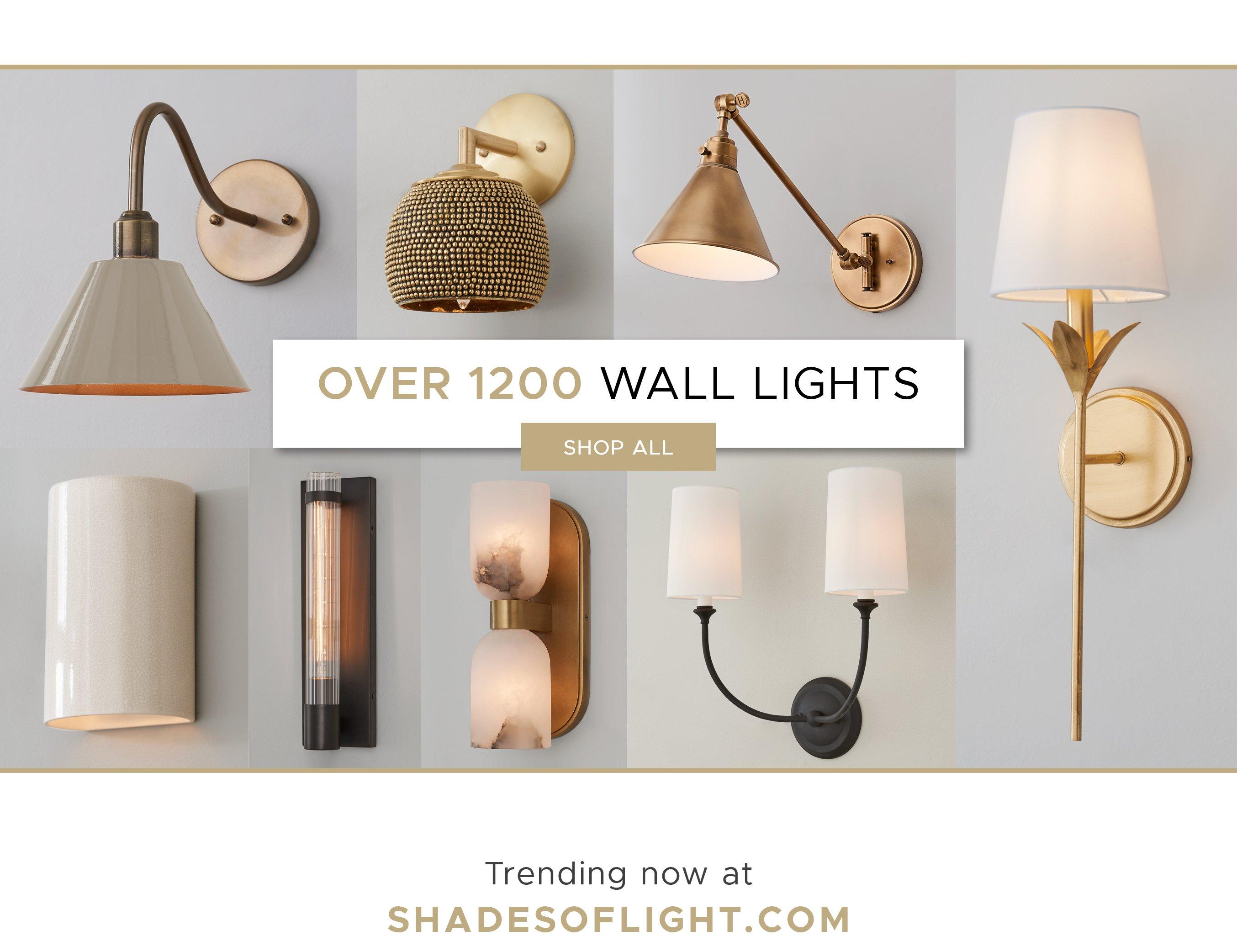 Shop Over 1200 Wall Lights