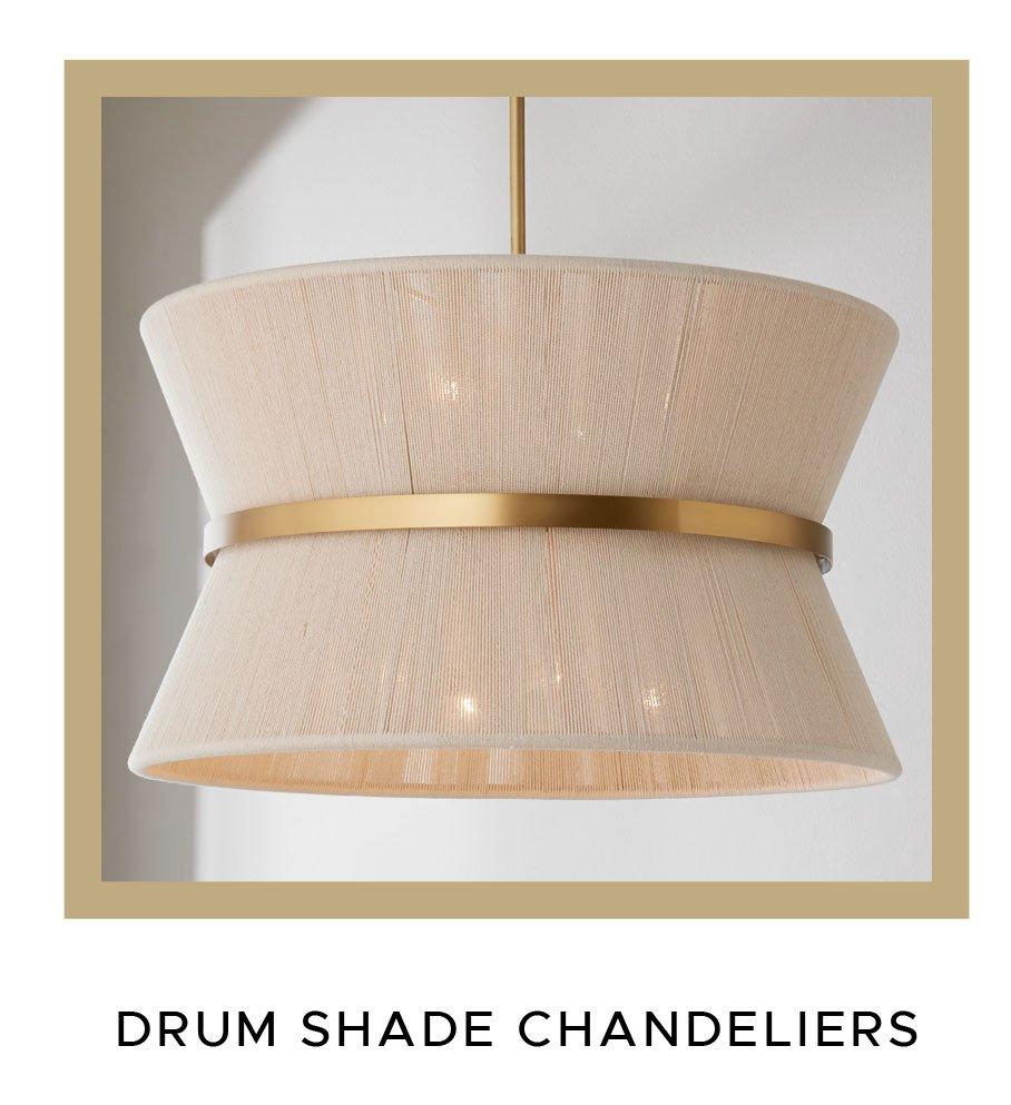 Drum Shades Chandeliers