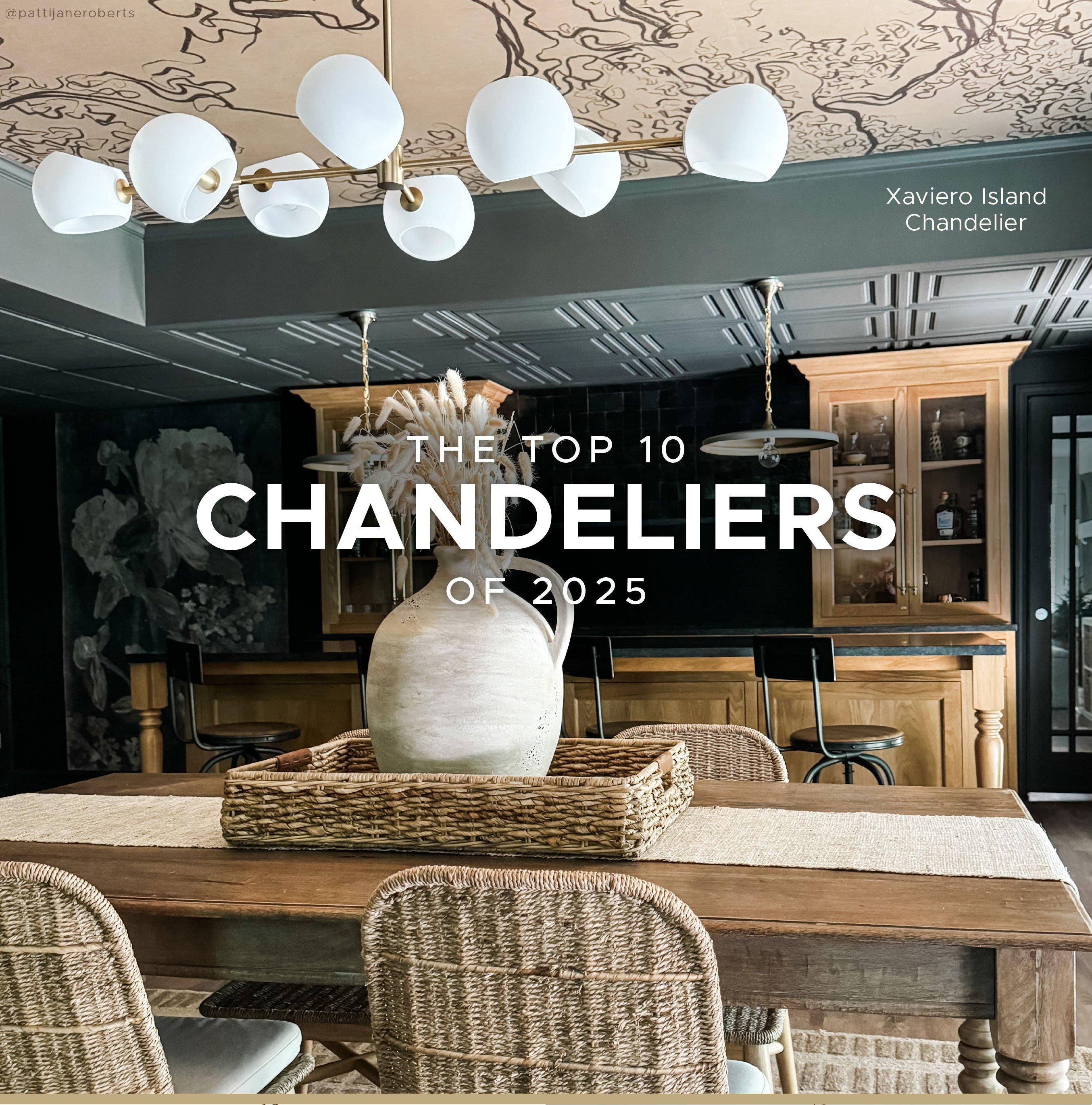 Xaviero Glass Island Chandelier