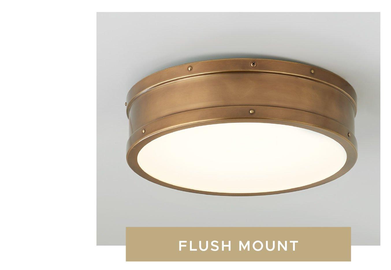 Flush mount ceiling lights