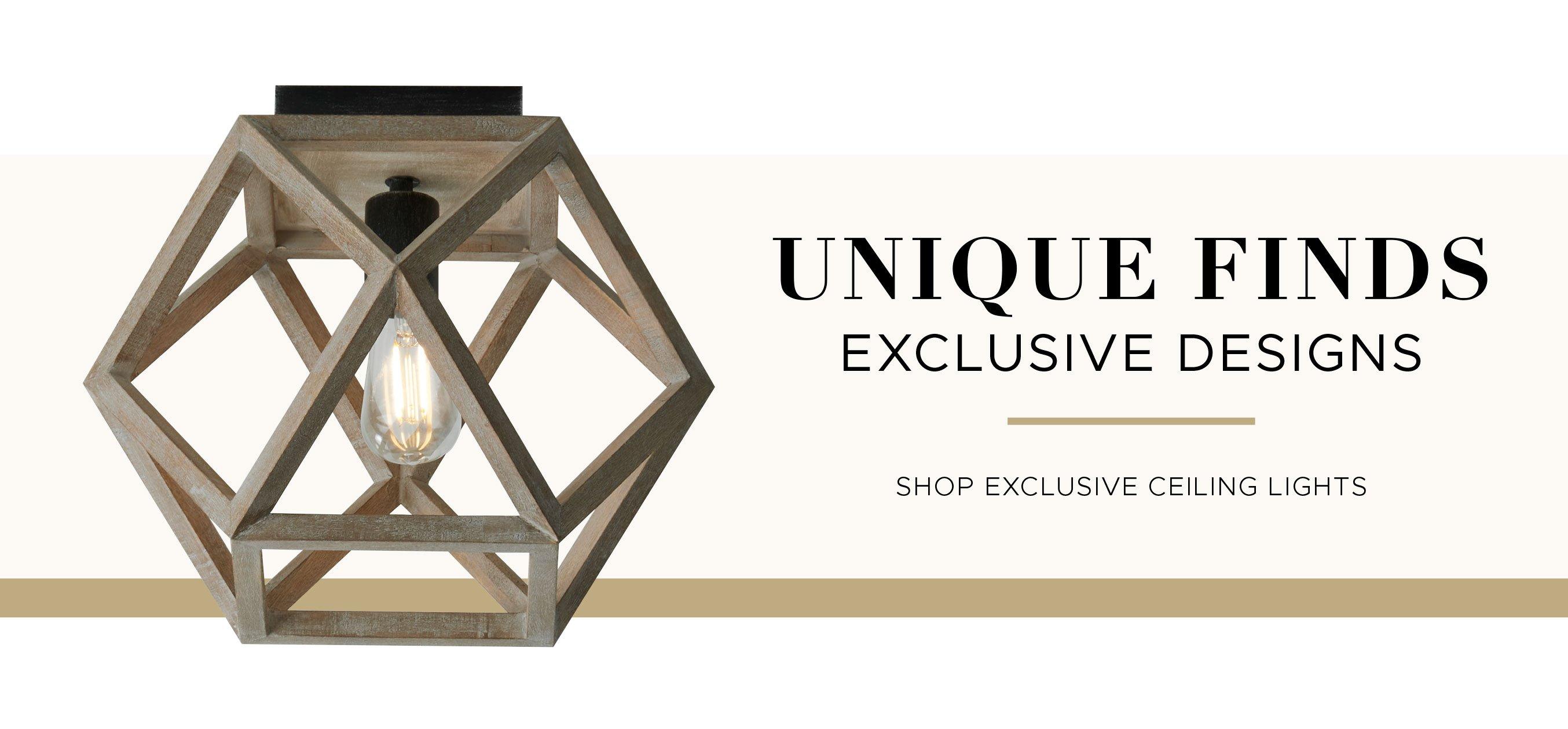Unique Finds. Exclsuive Ceiling Lights