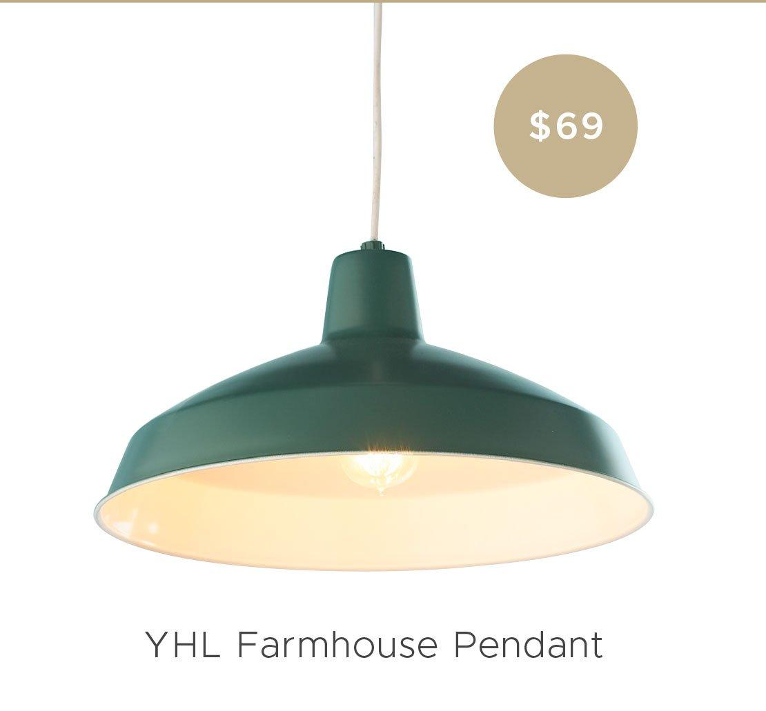 Dark Teal Young House Love Farmhouse Pendant