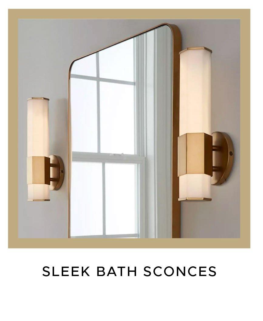 Sleek Bath Sconces