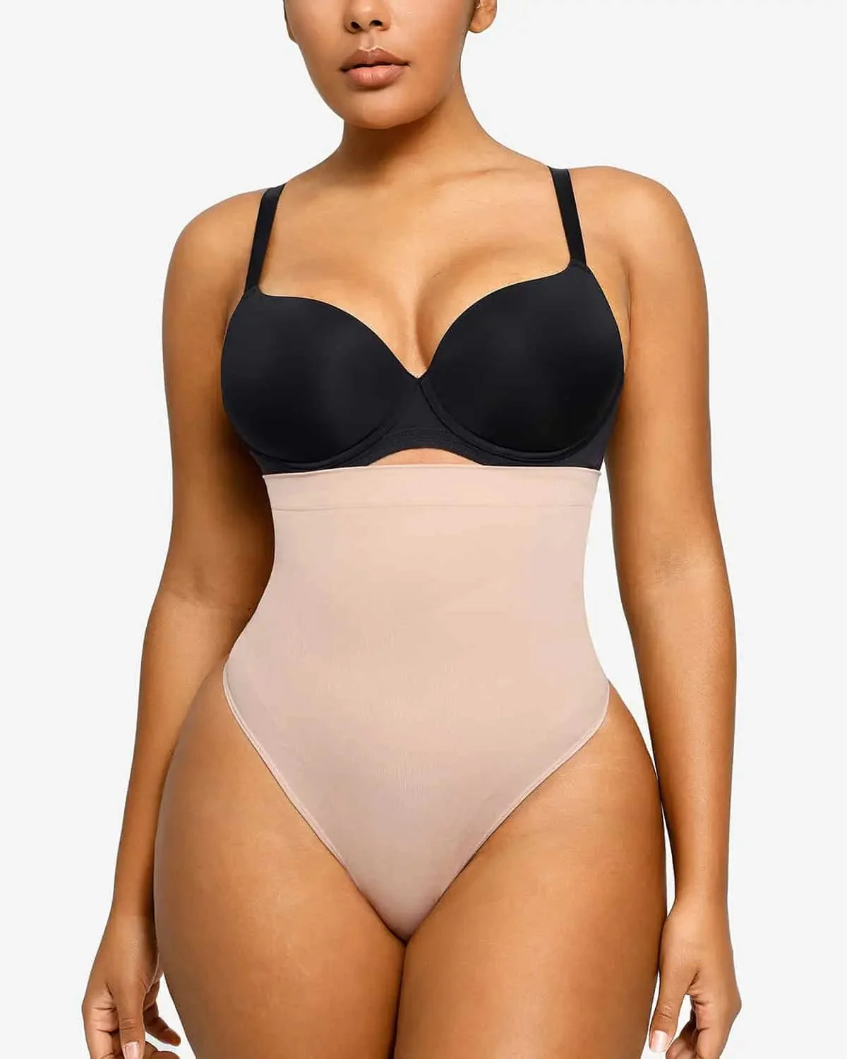 Bare Essentials™ Skin Flow™ Eco Contour Seamless Thong Thong / Beige / M/L