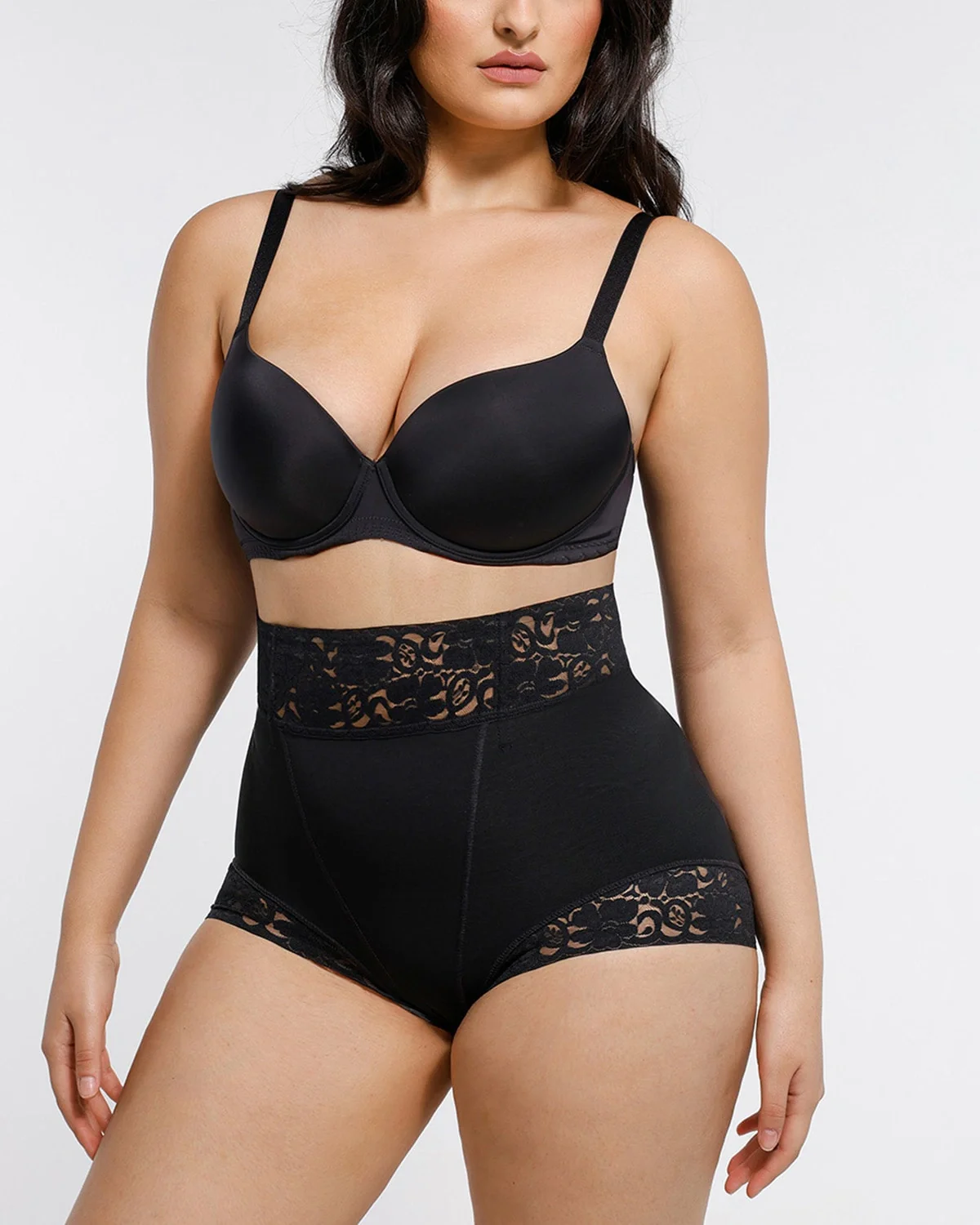 Bare Essentials™ AirSlim® Mid-Rise Shaper Brief Black / L
