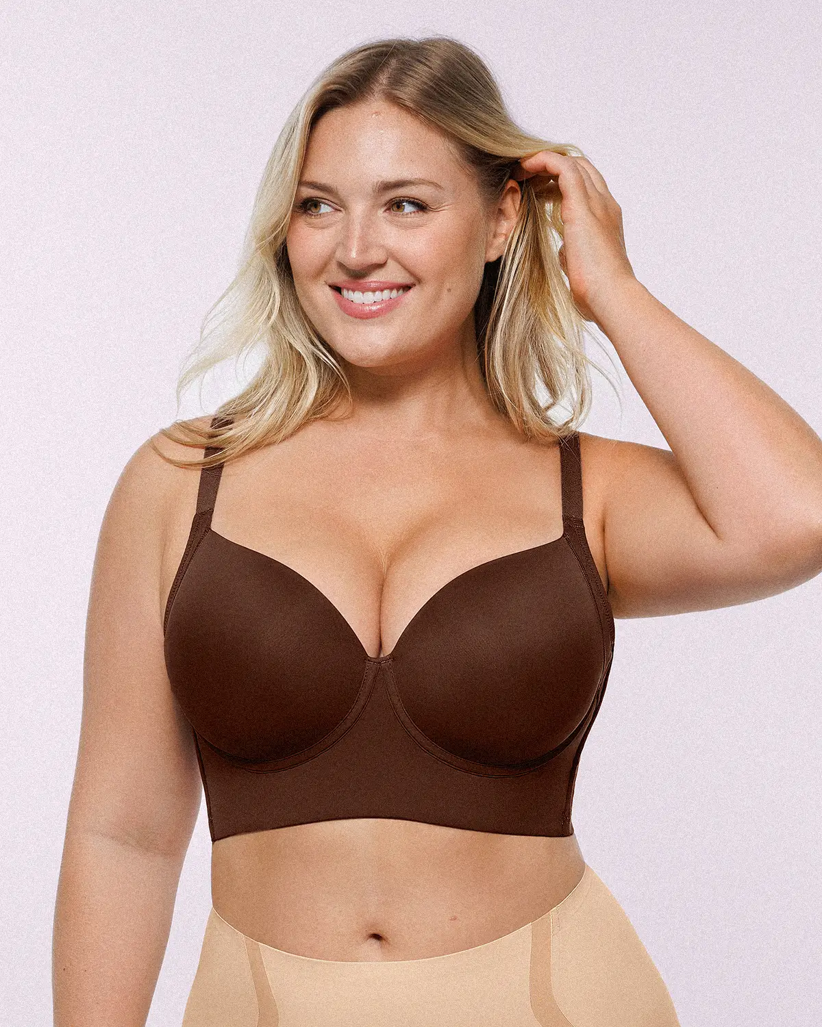 Image of Bare Essentials™ AirSlim® Back Smoothing Underwire Push-Up Bra