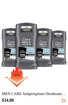 MEN   CARE Antiperspirant Deodorant 72-Hour Anti-Stain Protection Invisible Deodorant For Men, 2.7 Ounce (Pack Of 4)