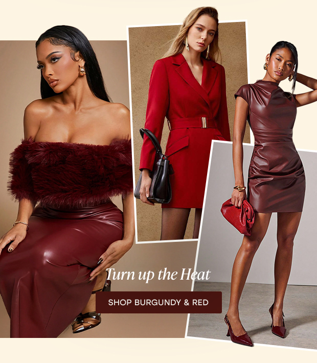 SHOP BURGUNDY & RED
