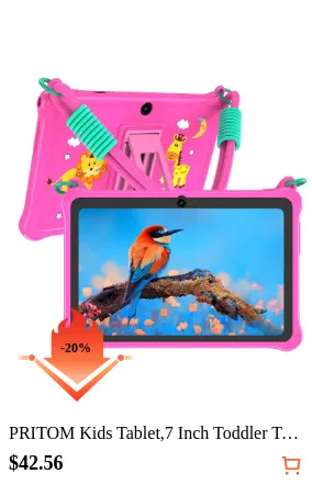 PRITOM Kids Tablet 7 Inch Toddler...