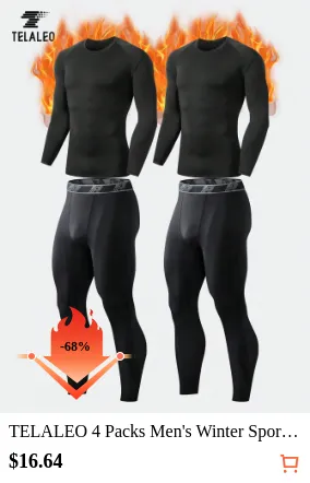 TELALEO 4 Packs Men s Winter Sport...