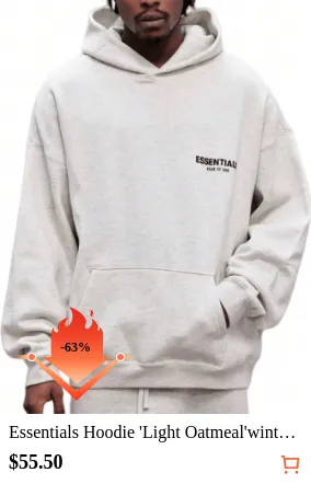Essentials Hoodie Light Oatmeal...