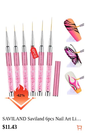 SAVILAND Saviland 6pcs Nail Art...