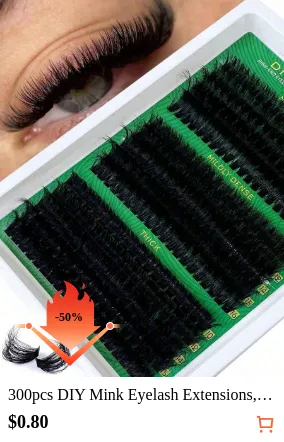 300pcs DIY Mink Eyelash Extensions...