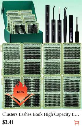 Clusters Lashes Book High Capacity...