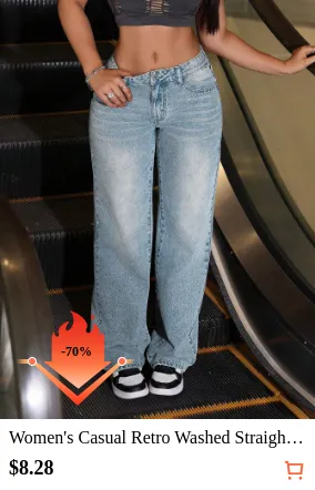 Women s Casual Retro Washed...