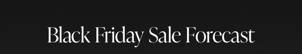 Black Friday Sale Forecast