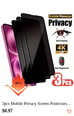 3pcs Mobile Privacy Screen...