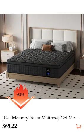 [Gel Memory Foam Mattress] Gel...
