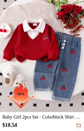 Baby Girl 2pcs Set - Colorblock...