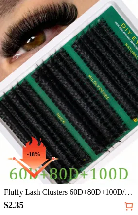 Fluffy Lash Clusters 60D+80D+100D...