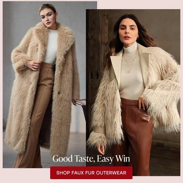 SHOP FAUX FUR COATS