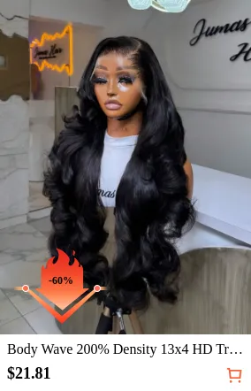 Body Wave 200% Density 13x4 HD...