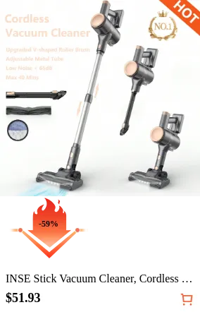 INSE Stick Vacuum Cleaner Cordless...