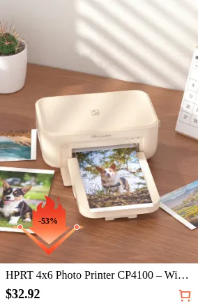 HPRT 4x6 Photo Printer CP4100 –...
